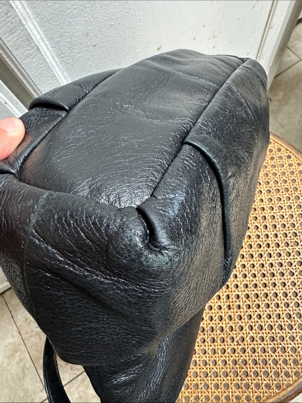 Coach Black Pebbled Leather Shoulder Hobo - Picture 13 of 14